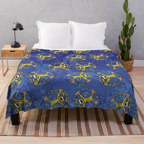 Item preview, Marsupilami rolling in tail / Dark blue / Pattern designed and sold by Hubashop.