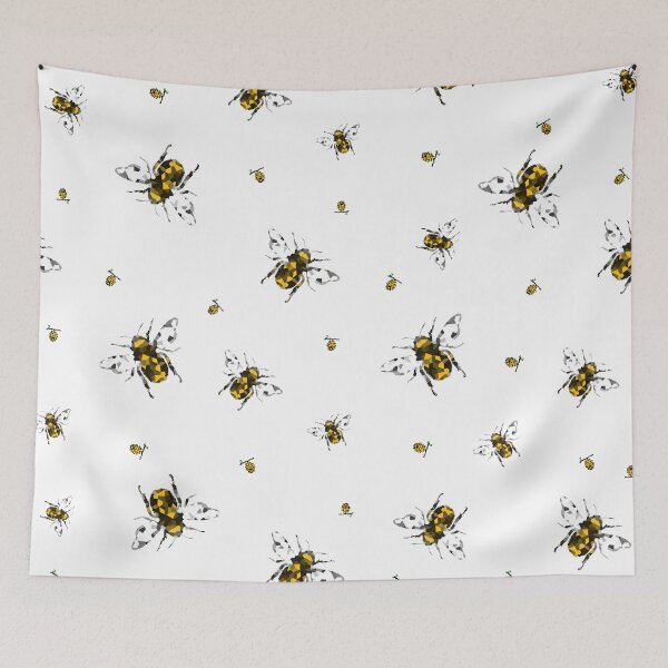 Item preview, Geometric bees designed and sold by Caroline Bochud.