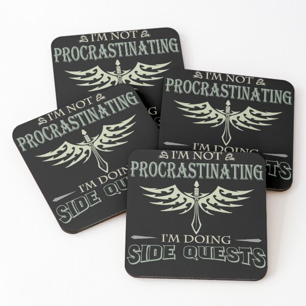 Item preview, I'm not procrastinating, I'm doing Side Quests designed and sold by shaune23.