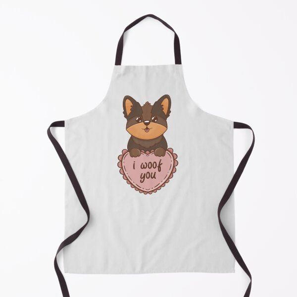 Item preview, I woof You Yorkie Boy With Love Heart designed and sold by doodella.