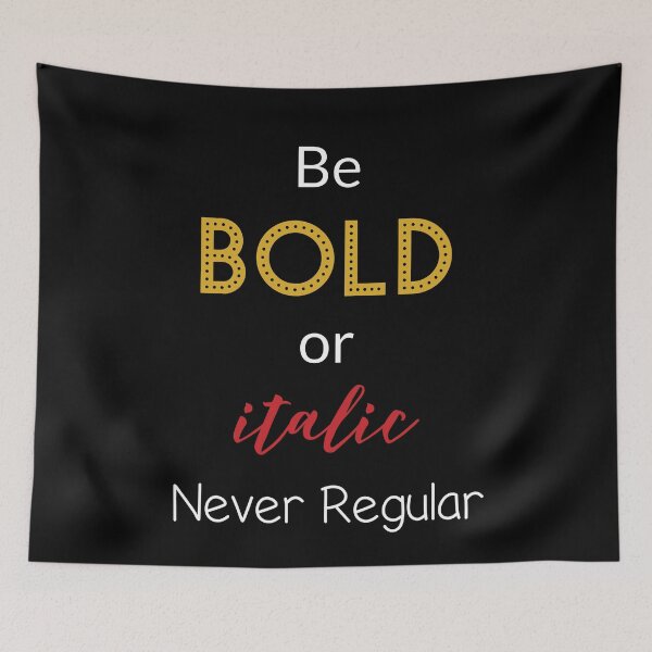 Item preview, Be Bold - Motivational Saying designed and sold by Coastal-Designs.
