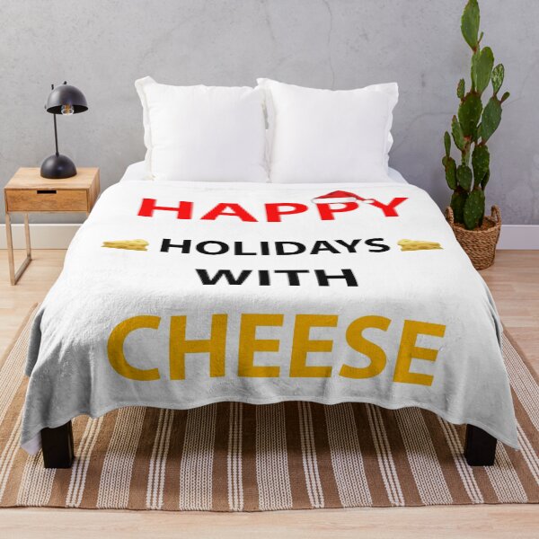 Item preview, Happy holidays with cheese designed and sold by Roxdesigns.