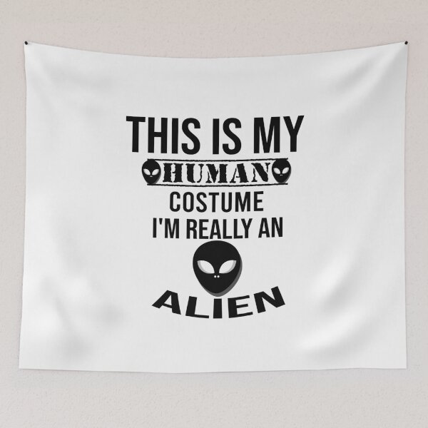 Item preview,  This Is My Human Costume I'm Really An ALIENT-Shirt, Alien Shirt, Alien T-Shirt designed and sold by LEByasser.