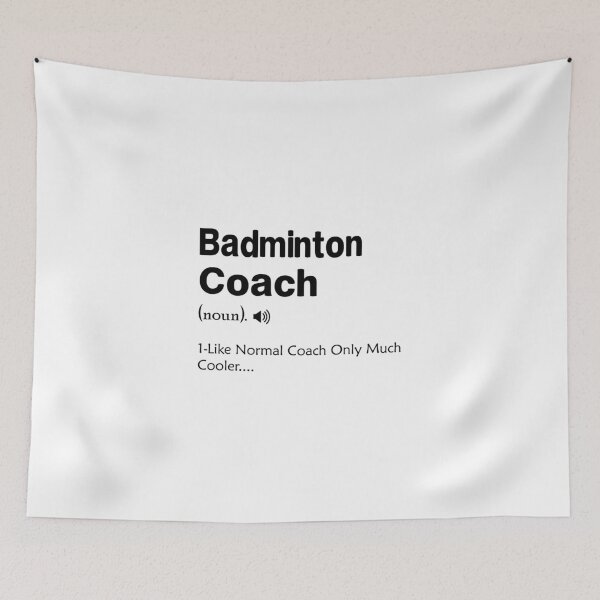 Item preview, Badminton Coach definition Difined designed and sold by Chamssou.