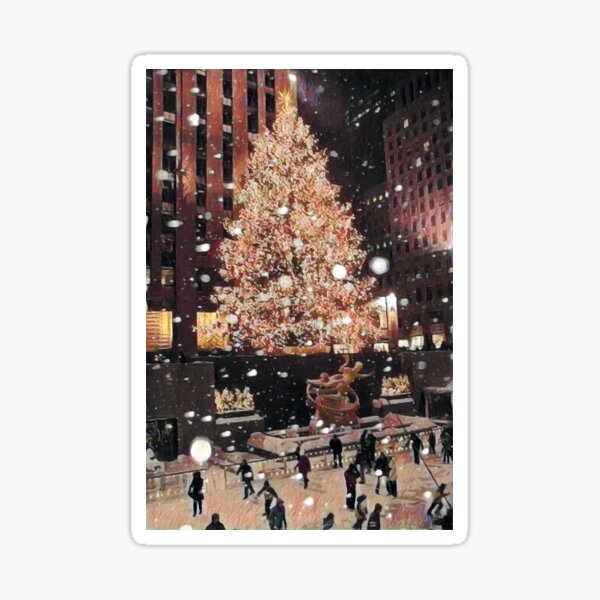 Artikel-Vorschau von New York zu Weihnachten, designt und verkauft von AnnaAndVibes.