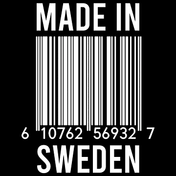 Artwork thumbnail, Made In Sweden by RandomStuffShop
