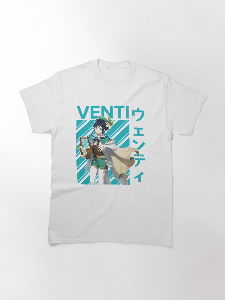 "Venti | Genshin Impact" T-shirt by sorrysren | Redbubble