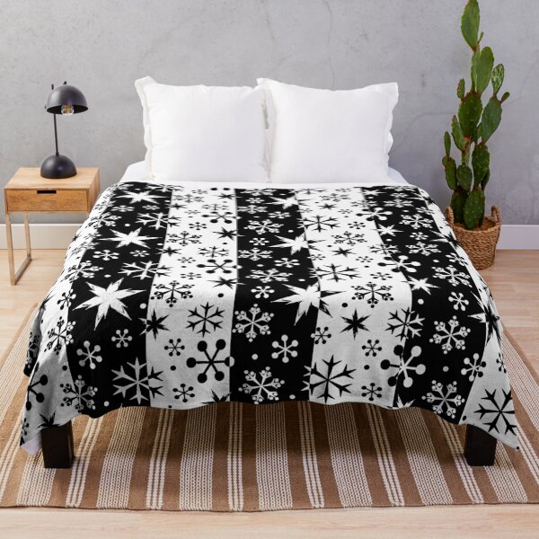 Item preview, Black and White Striped Snow 1 designed and sold by Sharon Schwalbe.