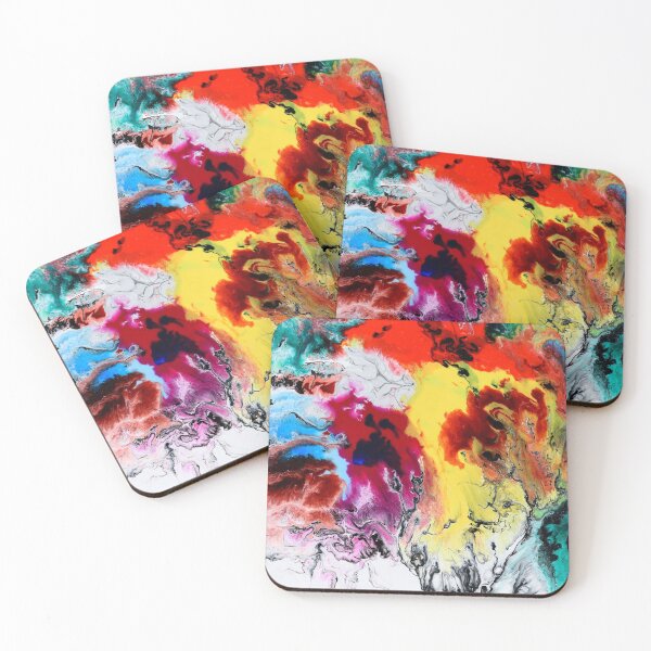 Item preview, Colourful paint splash designed and sold by Delicarte.