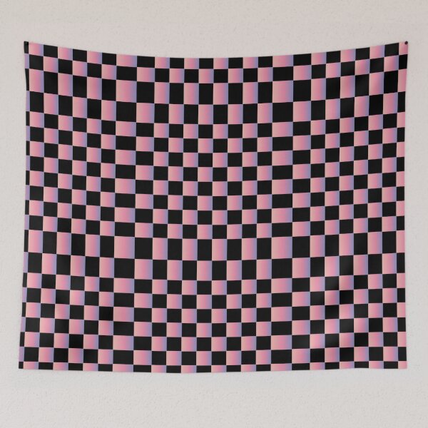 Item preview, A Pink and Black Checkered Design designed and sold by The Merch.