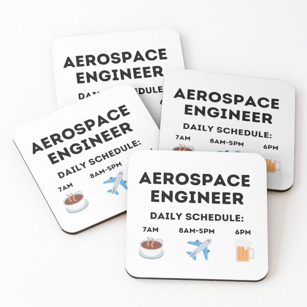 Item preview, Aerospace Engineer Daily Schedule designed and sold by GasparArts.