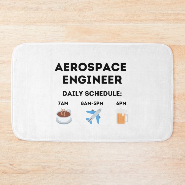 Item preview, Aerospace Engineer Daily Schedule designed and sold by GasparArts.