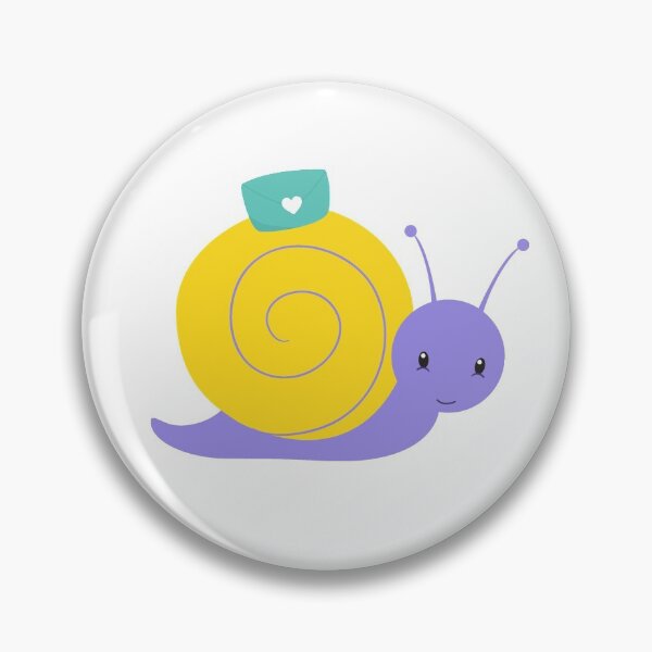 Item preview, Snail Mail Snail - Purple designed and sold by TheWriterie.