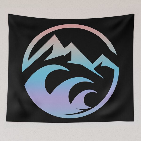 Item preview, mountain ocean iridescence  designed and sold by pholange.
