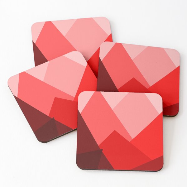Item preview, Crimson Red Polygon Pattern designed and sold by GiftWorks.