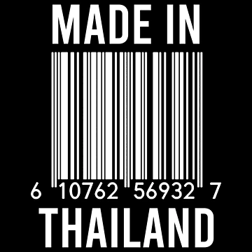 Artwork thumbnail, Made In Thailand by RandomStuffShop