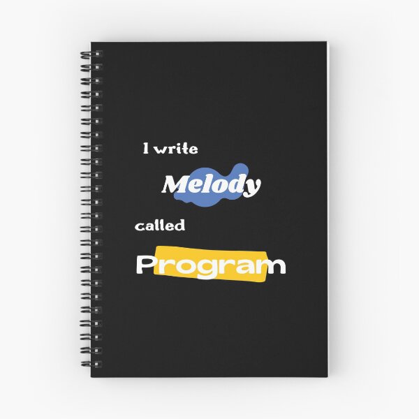 Item preview, I write melody called program. designed and sold by Indite.