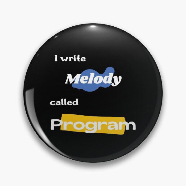 Item preview, I write melody called program. designed and sold by Indite.