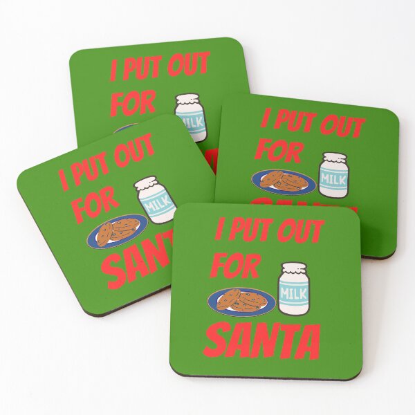 Item preview, I Put Out For Santa Funny and Dirty Christmas Shirt and Accessories with Red Texts designed and sold by elvisg03.