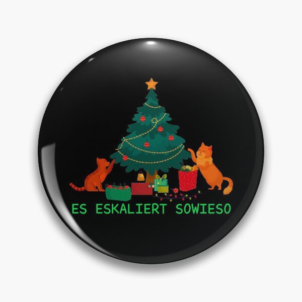 Item preview, It Escalates Anyway - Christmas Tree Cat Gift designed and sold by Tig3rE.