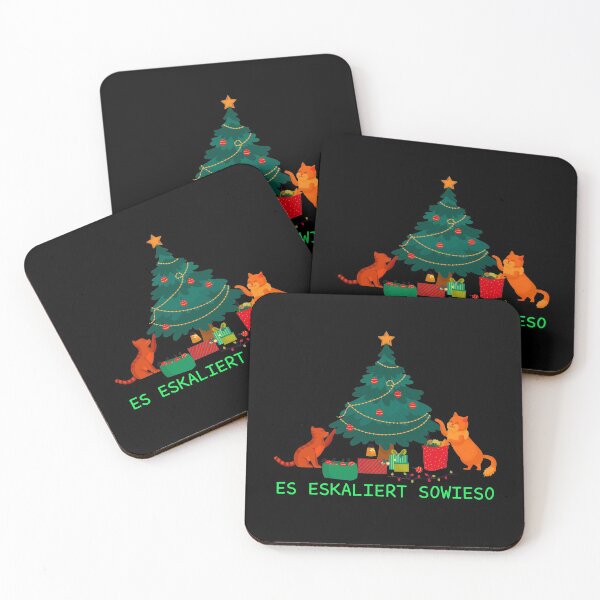 Item preview, It Escalates Anyway - Christmas Tree Cat Gift designed and sold by Tig3rE.