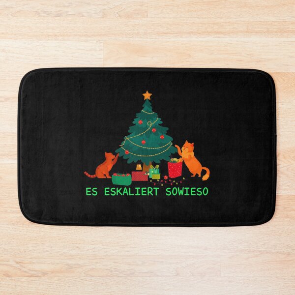 Item preview, It Escalates Anyway - Christmas Tree Cat Gift designed and sold by Tig3rE.