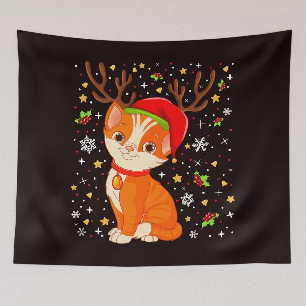 Item preview, CHRISTMAS CAT 14 designed and sold by teemaker24.