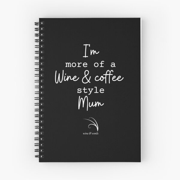 Item preview, Wine quote wine and coffee style mum B designed and sold by wineandwords.