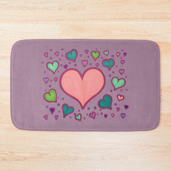 Item preview, Hearts galore on light magenta designed and sold by BelindaFuller.
