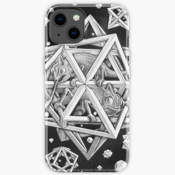 MC Escher Halftone iPhone Soft Case
