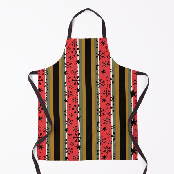 Item preview, Christmas Snow Vintage Stripe designed and sold by Sharon Schwalbe.