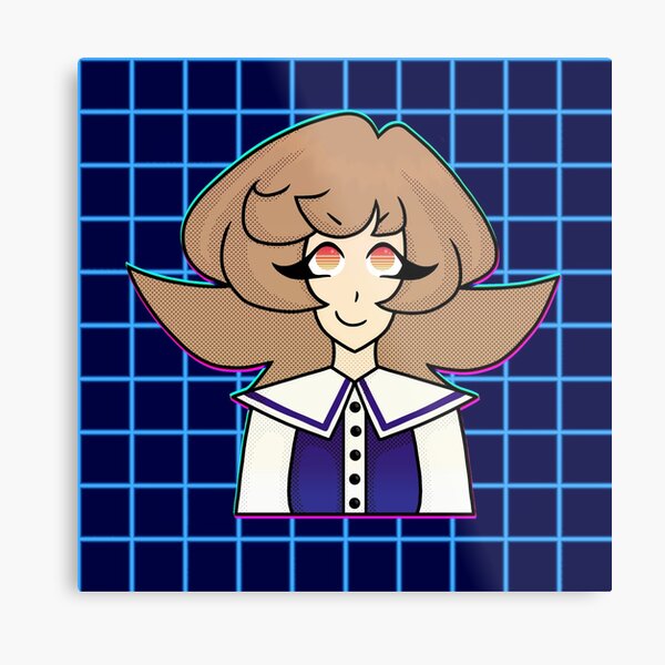 ~Retro Aesthetic~ Jackie - Solid Color Version Metal Print