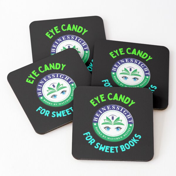 Item preview, Fun Colorful Eye Candy Heinessight Bookstore Logo designed and sold by Heinessight Merch.