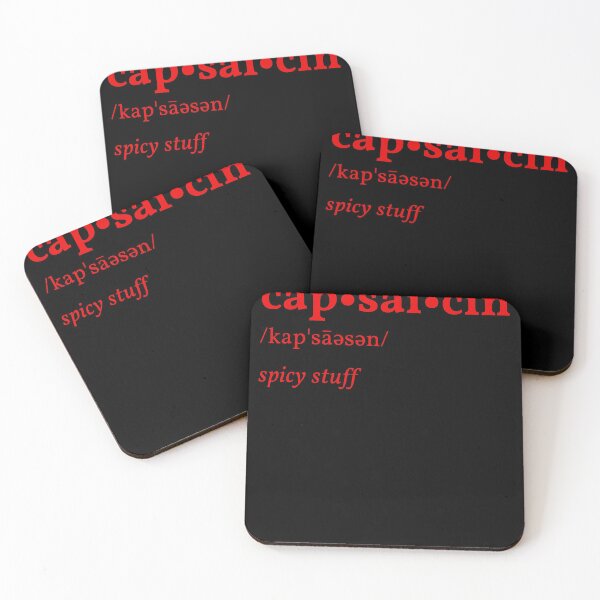 Item preview, Capsaicin - Spicy Stuff designed and sold by AnnieDesignCo.