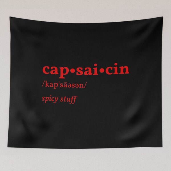 Item preview, Capsaicin - Spicy Stuff designed and sold by AnnieDesignCo.