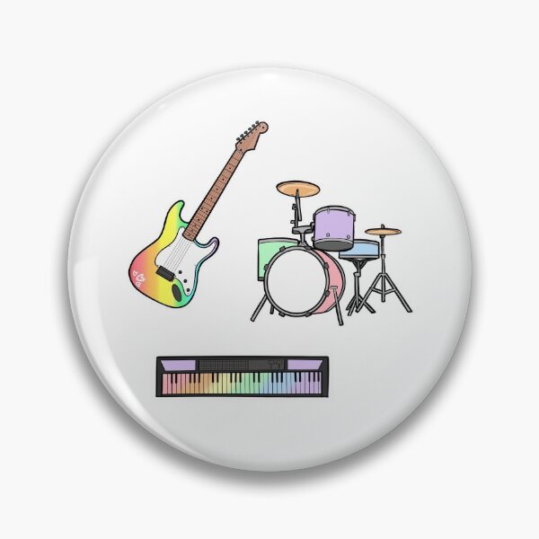Item preview, Pastel Musical Instruments Sticker Pack designed and sold by GeorgiaMarie13.