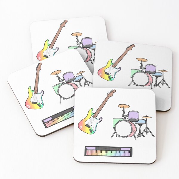 Item preview, Pastel Musical Instruments Sticker Pack designed and sold by GeorgiaMarie13.