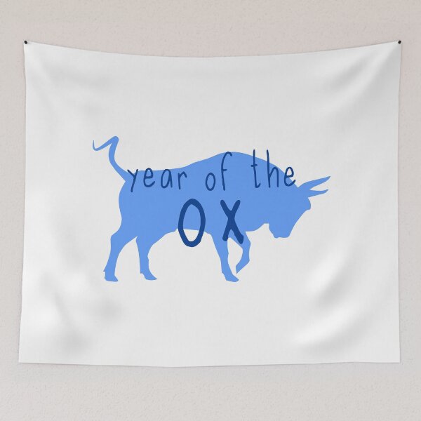 Item preview, Chinese New Year - Year Of The Ox (BLUE) designed and sold by Seth's Tees.