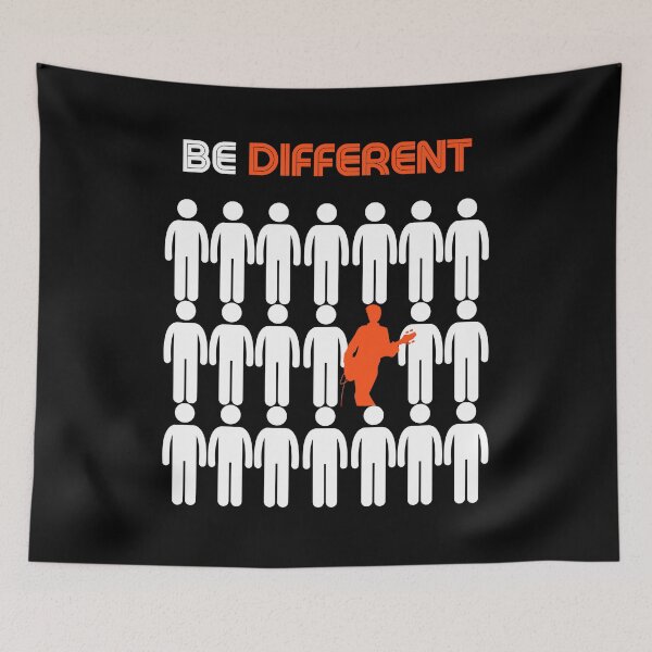 Item preview, Be Different Guitarist designed and sold by TrendingTees4u.