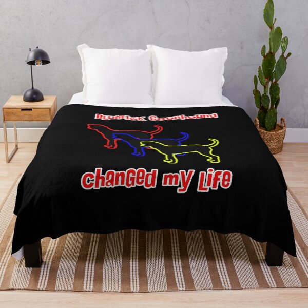 Item preview, Bluetick Coonhound Changed my Life - Dog Art dogs Silhouette - pet designed and sold by Coolstuff4you71.
