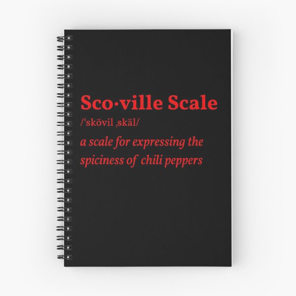 Item preview, Scoville Scale Definition designed and sold by AnnieDesignCo.