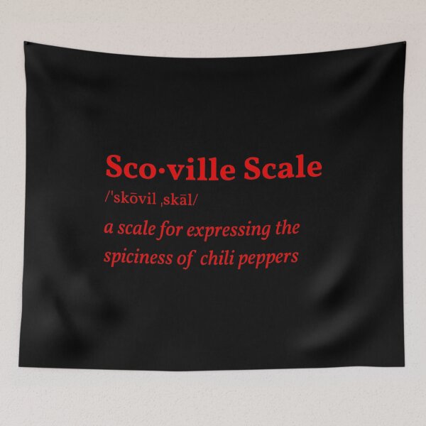 Item preview, Scoville Scale Definition designed and sold by AnnieDesignCo.