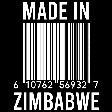 Artwork thumbnail, Made In Zimbabwe by RandomStuffShop