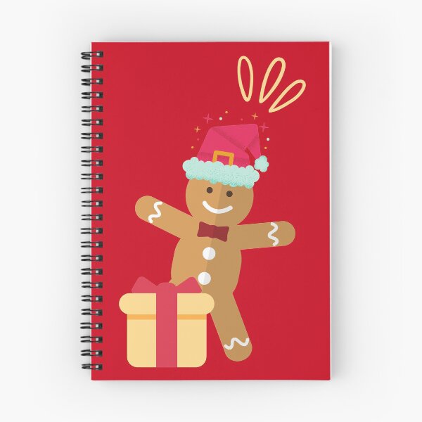 Item preview, Happy Little Gingerbread Man With His Gift  designed and sold by LaylaCreator.