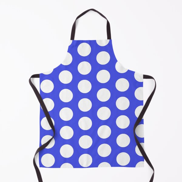Item preview, White dots on blue designed and sold by MicroDesign.