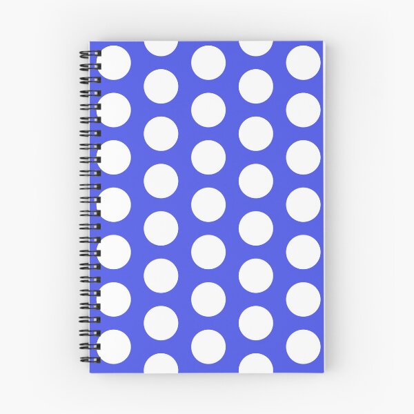 Item preview, White dots on blue designed and sold by MicroDesign.