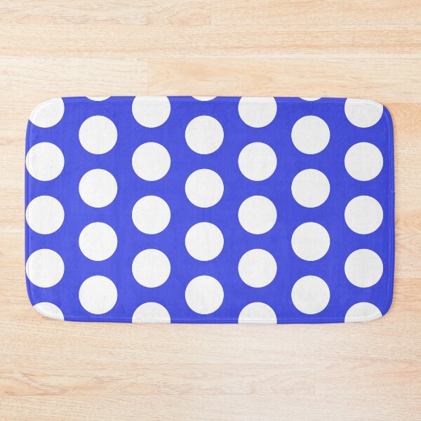 Item preview, White dots on blue designed and sold by MicroDesign.