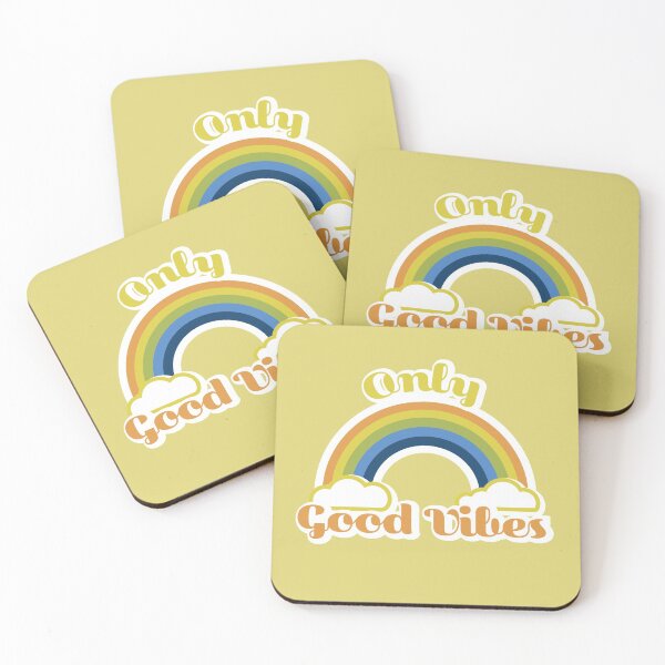 Item preview, Only Good Vibes Rainbow designed and sold by RedRubi.