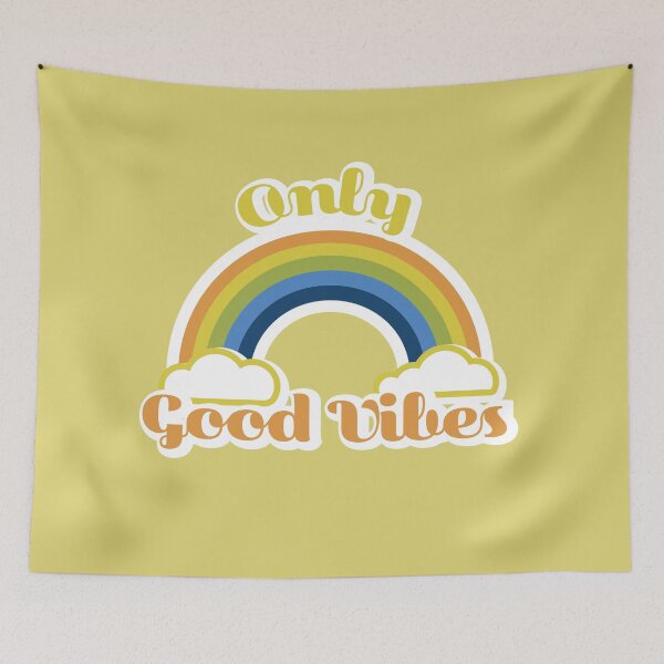 Item preview, Only Good Vibes Rainbow designed and sold by RedRubi.