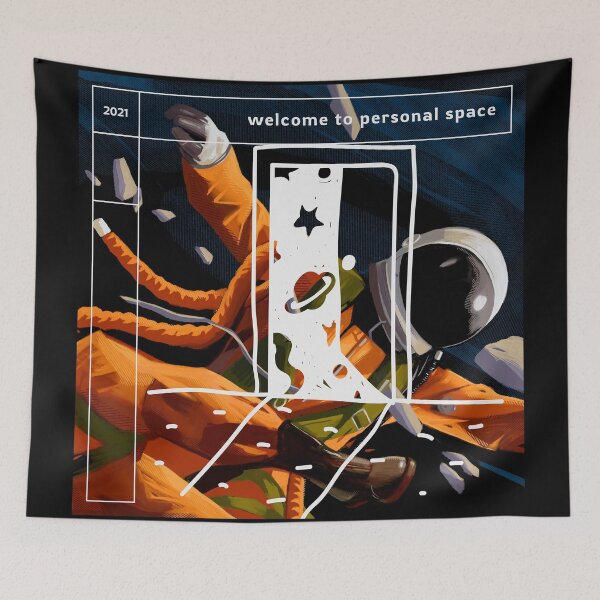 Item preview, Welcome to Personal space, 2021 astronaut antigravity designed and sold by dreamofdenim.